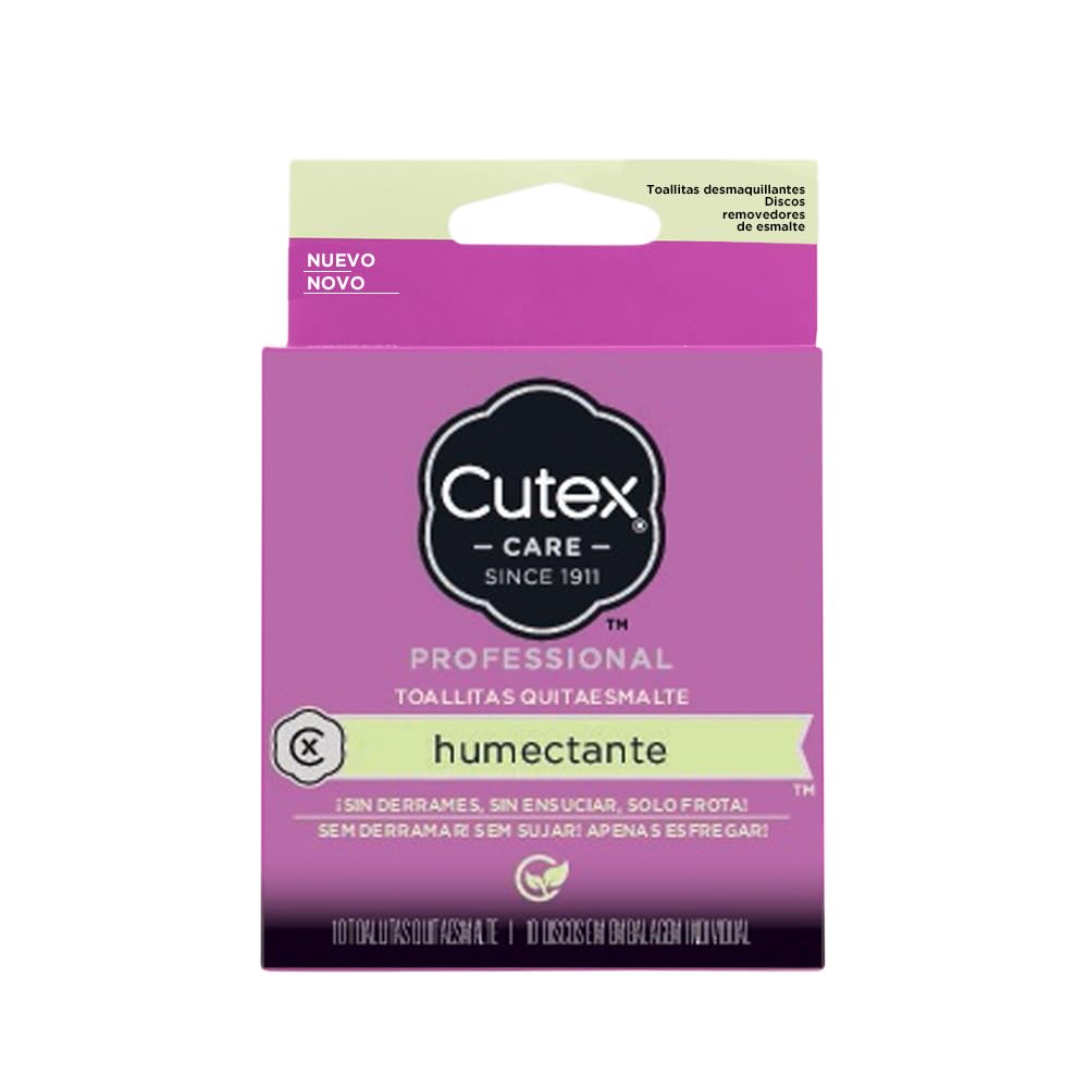 Cutex Care Swipe and Go Nail Polish Remover Pads, 10 Count Beauty & Personal Care Cutex