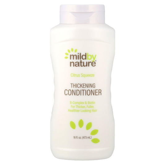 MILD BY NATURE Thickening Conditioner, B-Complex & Biotin, Citrus Squeeze, 16 fl oz (473 ml)