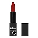 e.l.f. O Face Satin Lipstick, Richly Pigmented, Nourishing & Long-Lasting Creamy Lipstick, Infused With Jojoba, Vegan & Cruelty-Free, Spicy