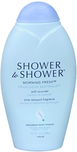 Shower to Shower Body Powder Morning Fresh 13 oz (Pack of 3)