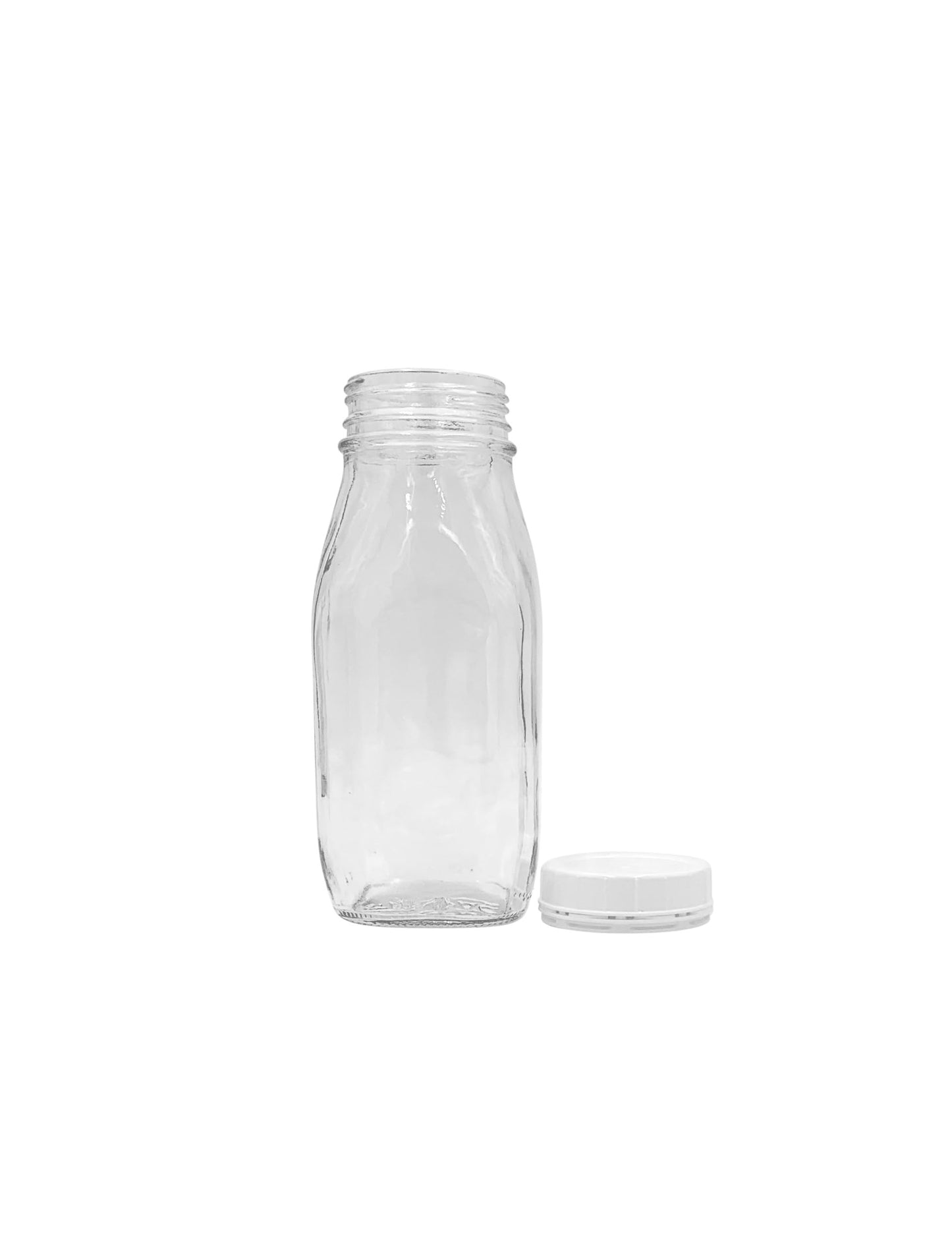 12 oz. Glass Bottle with Screw On Cap (2 pack)