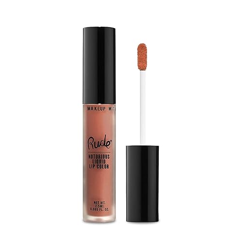 Rude Cosmetics Notorious Rich Long Liquid Lip Color - Below the Belt Lip Color Women 0.1 oz