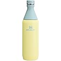 Stanley All Day Slim Bottle 20 oz | Twist On Lid with Leakproof Seal | Slim Design for Travel & Gym | Insulated Stainless Steel | BPA-Free | Pomelo