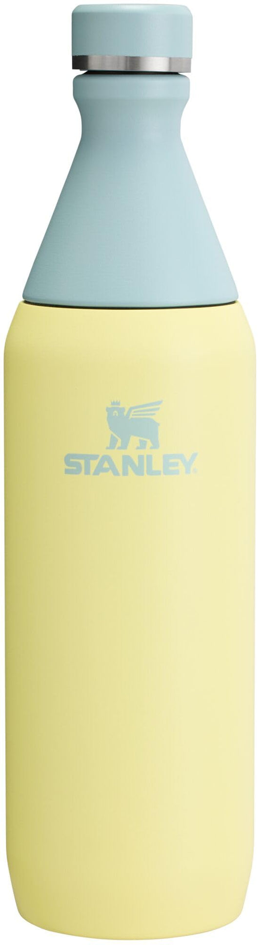 Stanley All Day Slim Bottle 20 oz | Twist On Lid with Leakproof Seal | Slim Design for Travel & Gym | Insulated Stainless Steel | BPA-Free | Pomelo