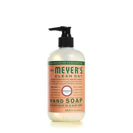 Mrs. Meyer'S Hand Soap Liq Geranium 12.5 Fz