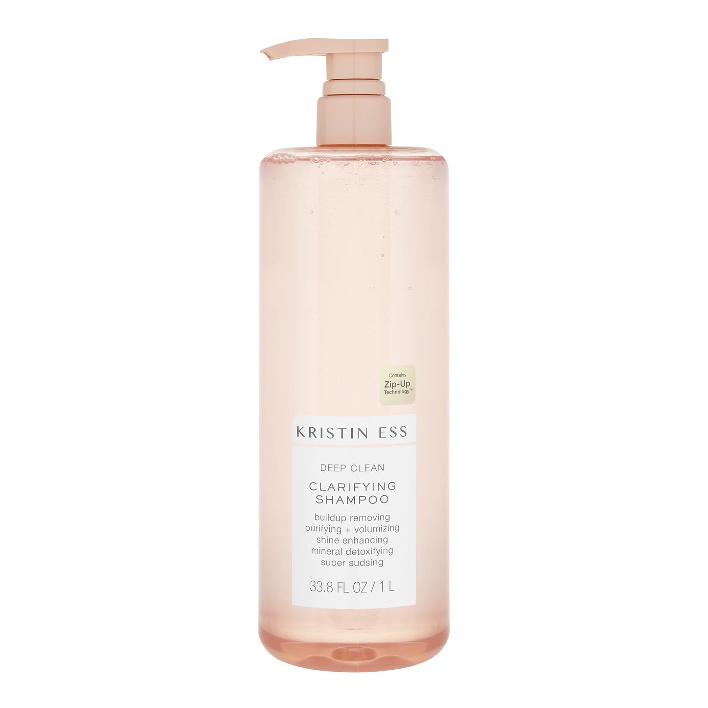 Kristin Ess Clarifying Detox Shampoo for Oily Hair, Build Up + Hard Water - Anti Residue Purifying + Cleansing Shampoo with Pump - Volumizing -Sulfate Beauty and Personal Care Kristin Ess