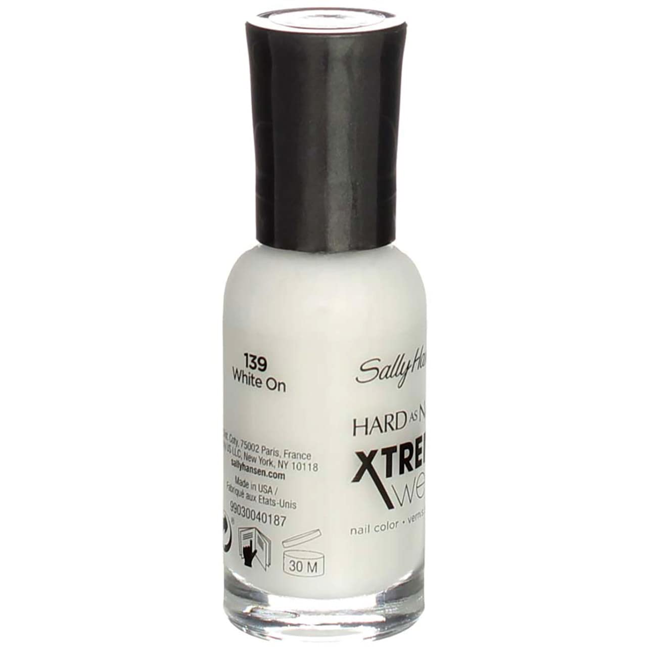 Sally Hansen Hard as Nails Xtreme Wear, White On [21], 0.4 oz (Pack of 5) Beauty & Personal Care Sally Hansen