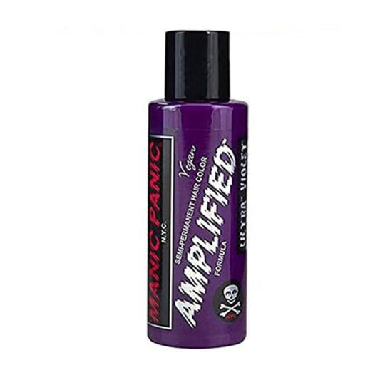 MANIC PANIC Ultra Violet Amplified Semi-Permanent Hair Dye - Cool Blue Toned Violet Color - Works on Dark & Light Shades - Vegan, PPD & Ammonia Free Beauty & Personal Care MANIC PANIC