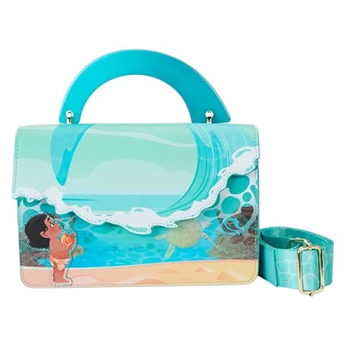 Loungefly Disney Moana Ocean Waves Crossbody Bag