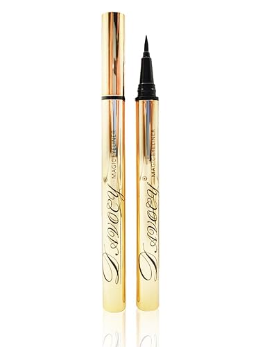 Davocy Magnetic Eyeliner for False Eyelash, No Glue Need, Suitable for Sensitive Eyes, Waterproof & oil-proof, Easy to Use for Makeup, Compatible