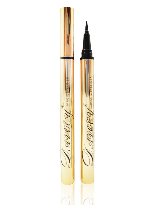 Davocy Magnetic Eyeliner for False Eyelash, No Glue Need, Suitable for Sensitive Eyes, Waterproof & oil-proof, Easy to Use for Makeup, Compatible