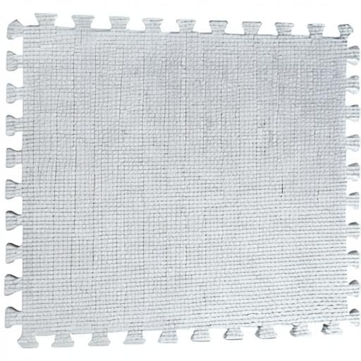 Jaderlu 16 PCS Foam Tile Mats – Thick 0.6" Shaggy Interlocking Rug, Soft Non-Slip Carpet for Baby, Kids, Dorm, Bedroom & Home Decor