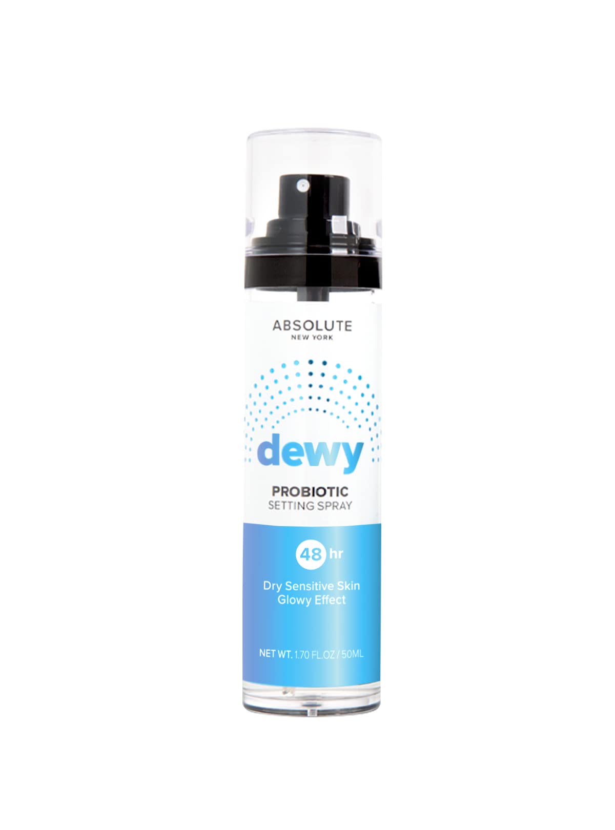Absolute New York Face Mist, Dry Sensitive Skin, Oil Control, Nourishing Skin, Brighten Skin, Soothe and Provide Hydration (1.70 fl oz, Dewy Probiotic