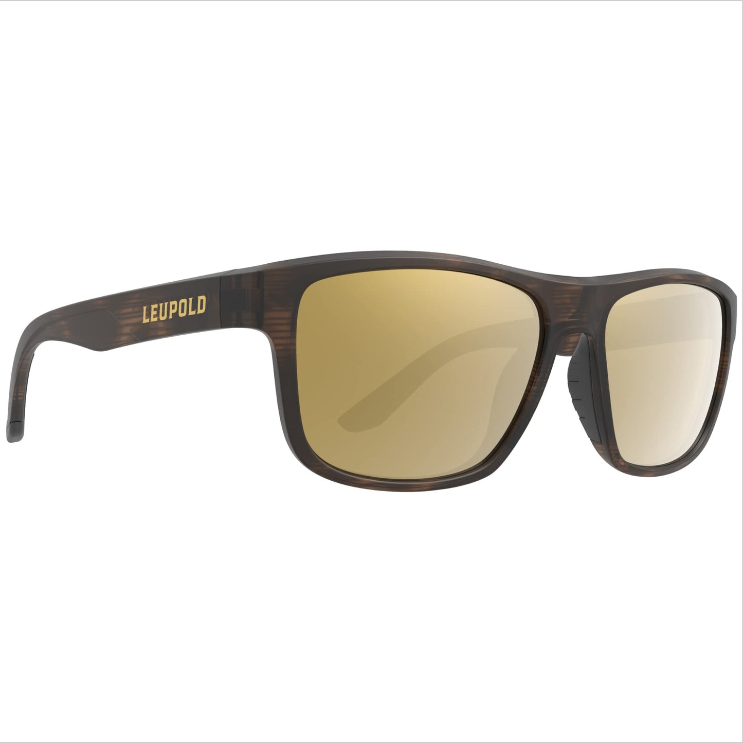 Leupold Katmai Performance Eyewear with Matte Tortoise Frames and Bronze Mirror Polarized Lenses