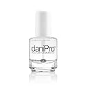 daniPro Doctor-Formulated Clear Base Coat Nail Polish, 0.5 oz - Base Coat Nail Polish with Undecylenic Acid, Vitamins & Biotin - Nail Base Coat