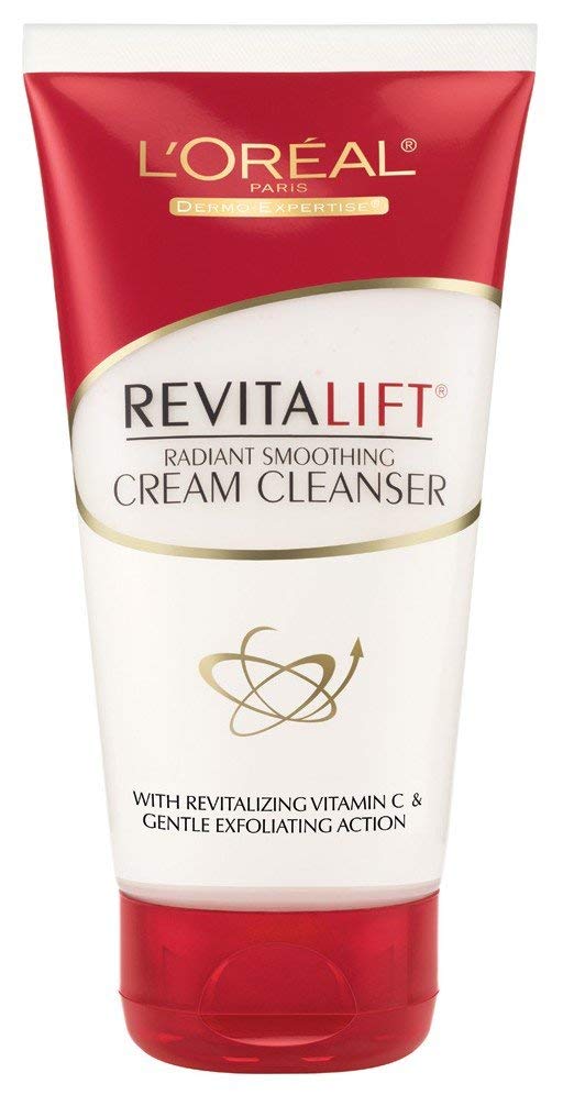 L'Oreal Dermo-Expertise RevitaLift Radiant Smoothing Cream Cleanser 5 oz (Pack of 2)