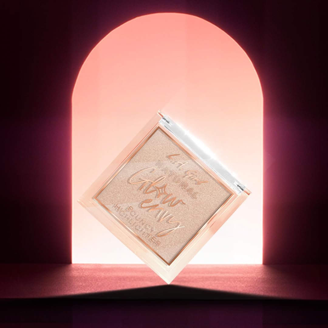 L.A. GIRL Glow Envy Bouncy Bronzer for Women, Natural Glow Bronzer for Makeup with Goodness of Jojoba Oil, Squalene, & Vitamin E, Long-Wearing