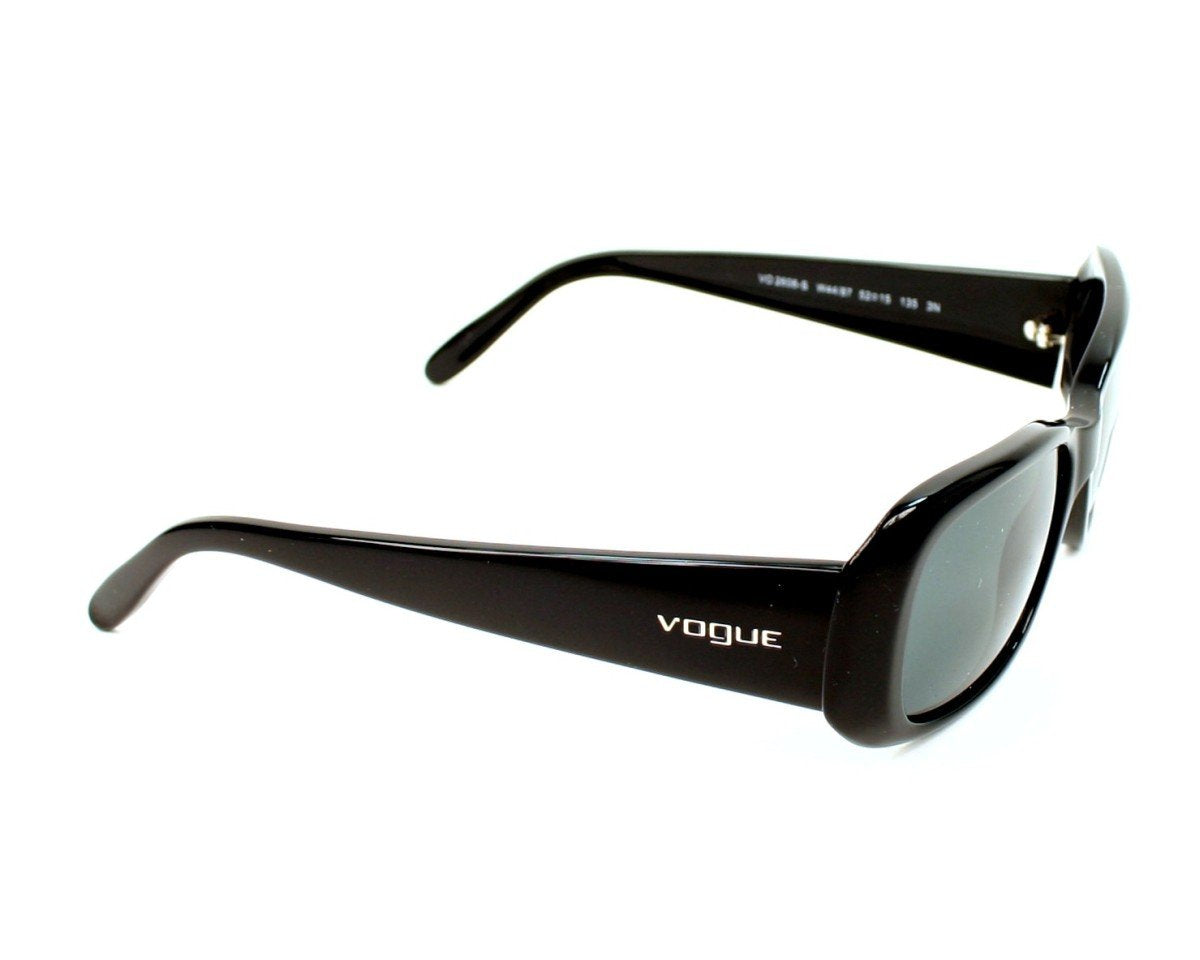 Vogue Eyewear Womens VO2606S Rectangular Sunglasses, Black/Grey, 55 mm
