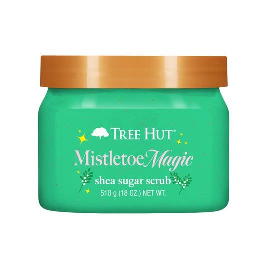 Tree Hut Mistletoe Magic Shea Sugar Scrub, Exfoliating & Hydrating Body Scrub with Shea Butter, Holiday Gift & Stocking Stuffer, 18 oz Beauty & Personal Care Tree Hut