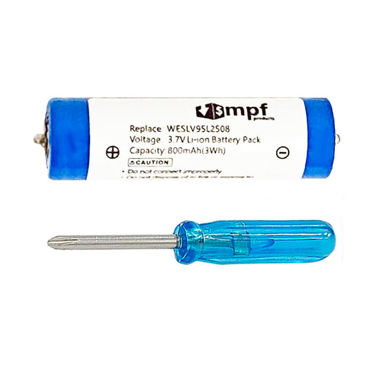 MPF Products 800mAh V9ZL2508, K0360-0570, WES8163l2505, WESLV95l2508 Battery Replacement for Select Panasonic ES Series, ER Series and Braun Electric Beauty and Personal Care MPF Products