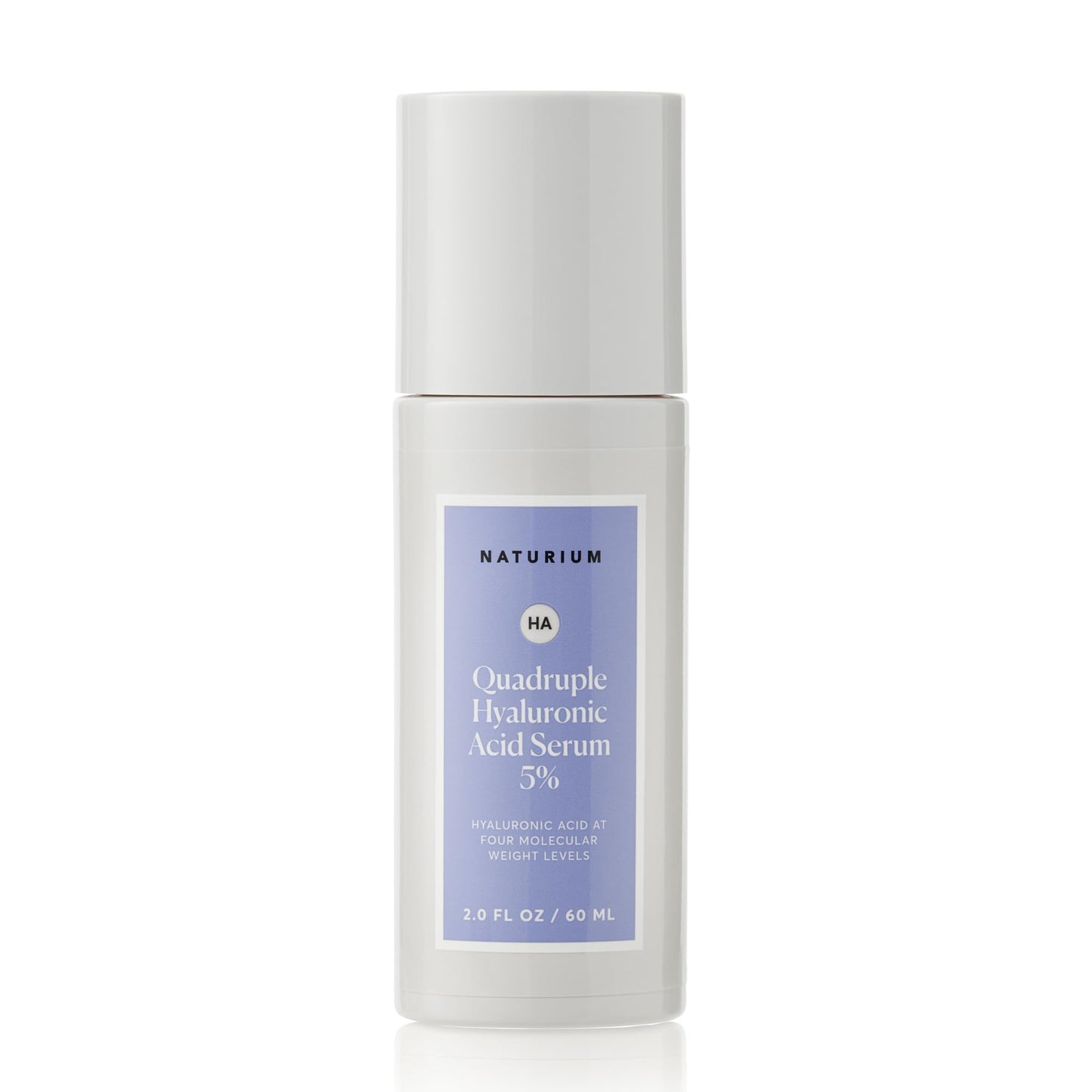Naturium Quadruple Hyaluronic Acid Serum 5% Jumbo, Hydrating & Plumping Face Serum, Anti-Aging & Moisturizing Skin Care, Fragrance-Free, 2 oz Beauty and Personal Care Naturium