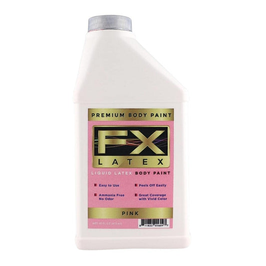 Liquid Latex Fashions- Ammonia Free Natural Face paint for Kids and Adults, Ideal for Artwork, Parties, School Plays, Cosplays and Concerts, Pink- 16