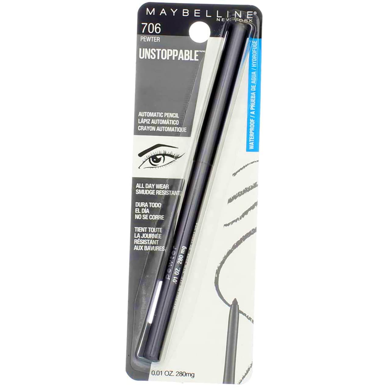 Maybelline Unstoppable Eyeliner - Pewter - 2 Pack