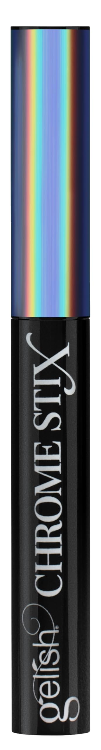 Gelish Chrome Stix Metallic Nail Art Powder: Silver Holographic, 0.5g Beauty & Personal Care Gelish