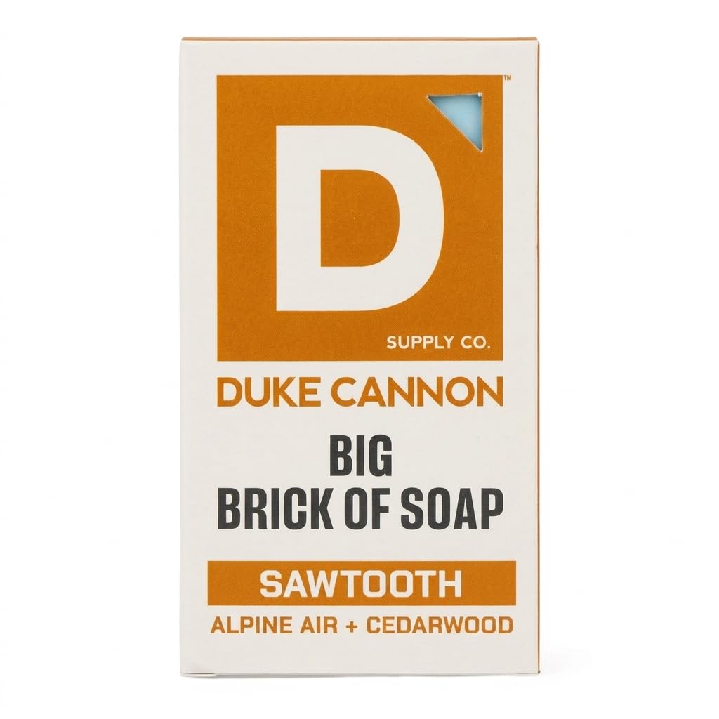 Duke Cannon Supply Co. Extra Large Bar Soap - Men's Natural Bar Soap with Masculine Scents - Made in the USA with Domestic & Globally Sourced