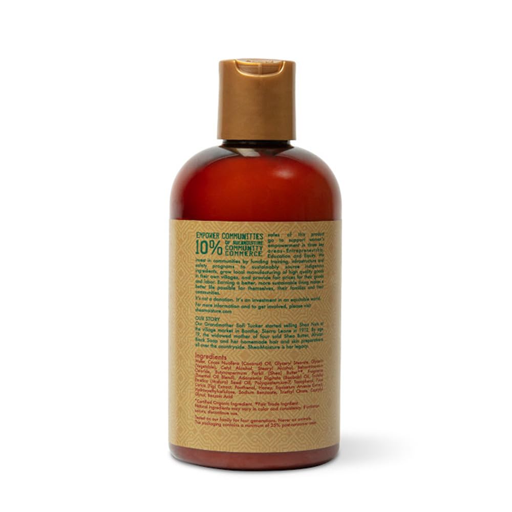 Shea Moisture Manuka Honey and Mafura Oil Intensive Hydration Leave-In Milk for Unisex, 8 Ounce