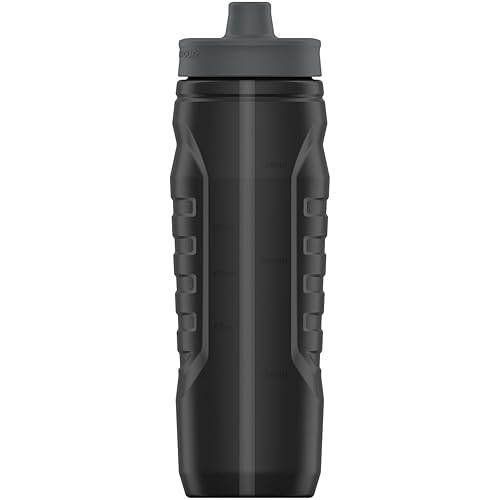 Under Armour Squeeze Water Bottles, 32 oz Water Bottles, Sideline Sports Water Bottle with Quick-Shot Lid, Quick & Easy Hydration, Gym Water Bottles…