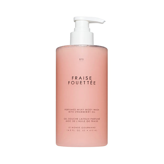 Le Monde Gourmand Fraise Fouettée Perfumed Milky Body Wash - 14 fl oz (414 ml) - Vanilla, Strawberry, Sugar Notes Beauty & Personal Care Le Monde Gourmand
