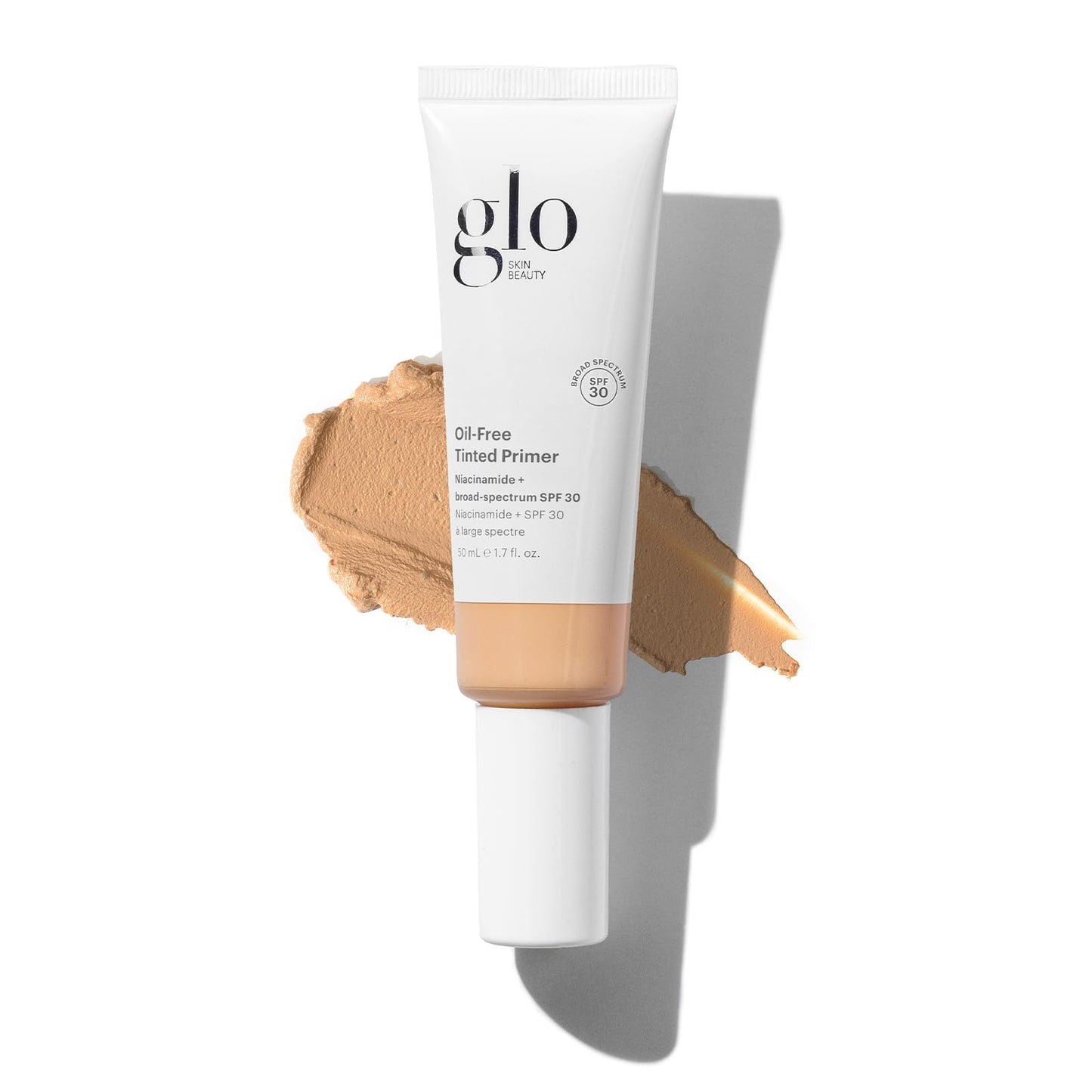 Glo Skin Beauty Oil-Free Tinted Primer SPF 30 - Mineral Makeup for Face, 4-in-1 Foundation Primer, Sheer Coverage, Skincare & Sunscreen With Broad