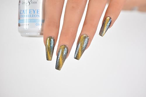 Cre8tion Cat Eye Chameleon LED/UV Soak Off Gel Polish 0.5 oz (CE03) Beauty & Personal Care Cre8tion