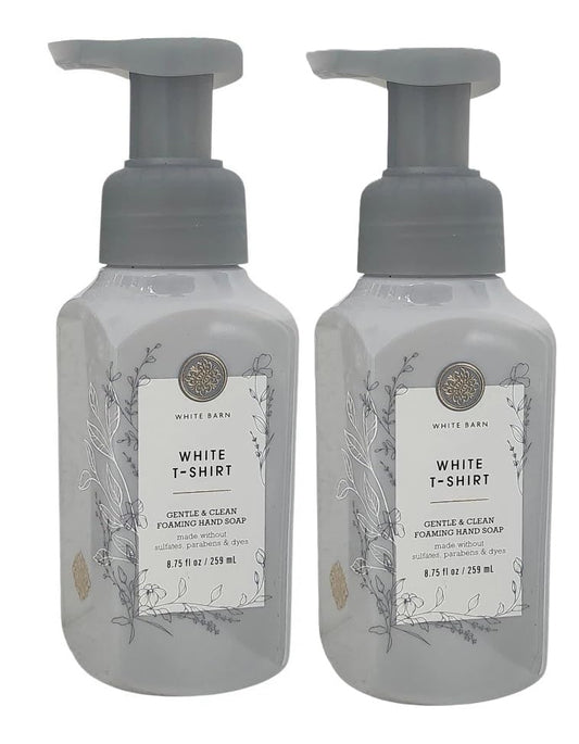 Bath and Body Works Gentle and Clean Foaming Hand Soap 8.75 oz each - Pack of 2 (White T Shirt) Beauty & Personal Care Bath & Body Works