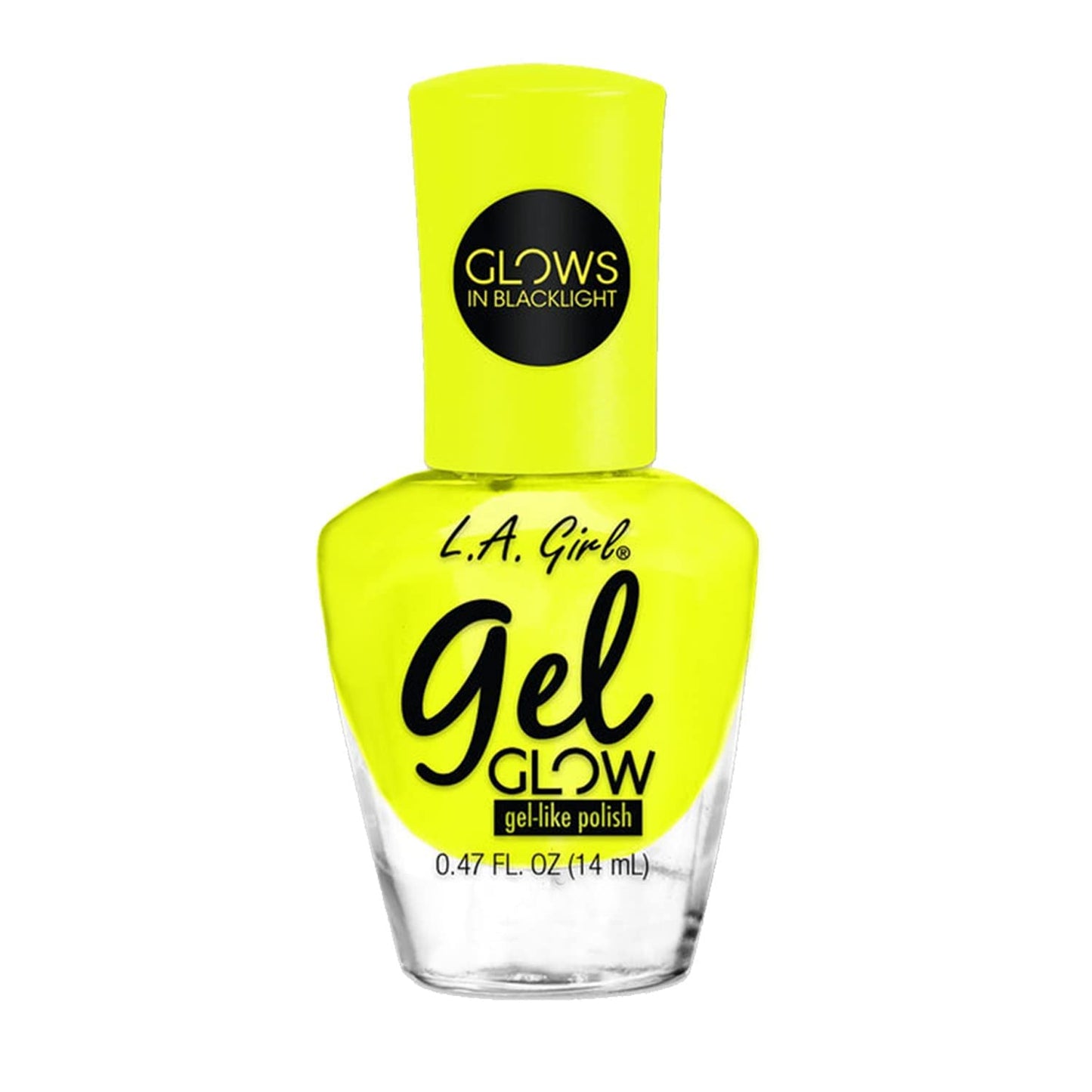 L.A. Girl Gel Glow Nail Polish 0.47 oz- 8 Colors, No UV Light Needed, Gel like Finish Polish (LED Glare) Beauty & Personal Care L.A. COLORS