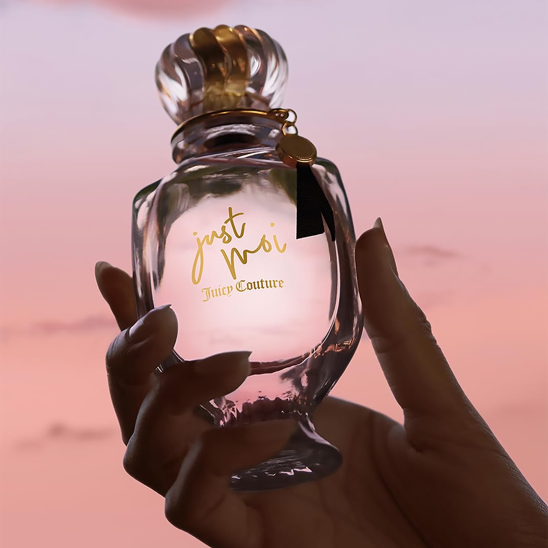 Juicy Couture Just Moi Women's Perfume - Amber Vanilla Eau de Parfum - Sweet & Confident Fragrance for Day to Evening Wear - Long-Lasting, 0.33 fl oz