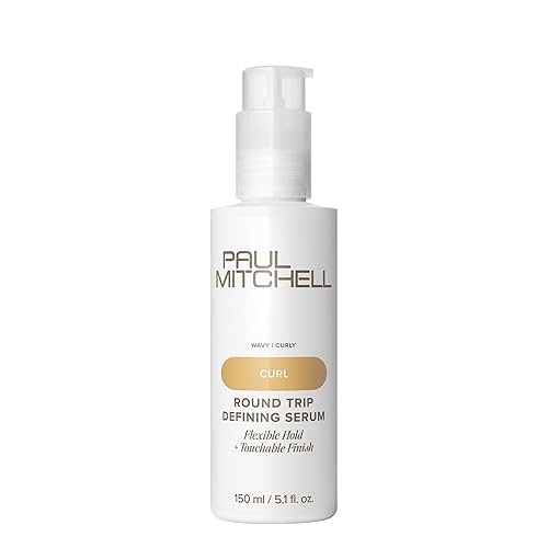 Paul Mitchell Round Trip Defining Serum, Flexible Hold, Touchable Finish, For Curly + Wavy Hair, 5.1 fl. oz