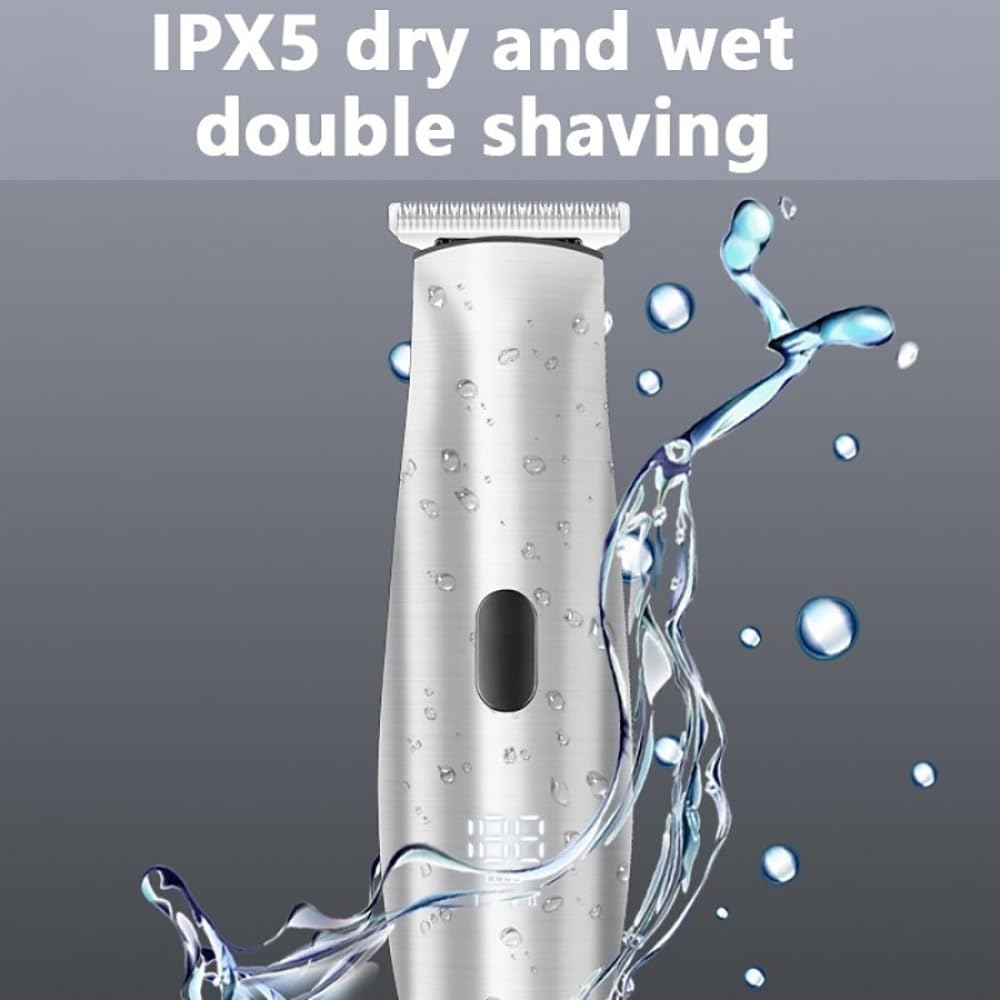 QDKVTNDJZ Mens Hair Clippers, Professional Cordless Waterproof Trimmer USB Rechargeable Electric Sculpting Beauty and Personal Care QDKVTNDJZ
