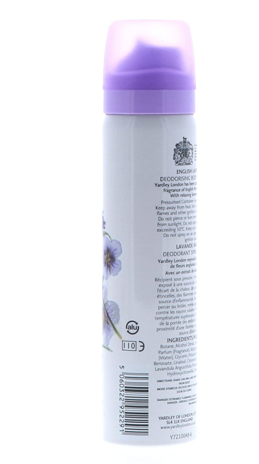 YARDLEY by Yardley for WOMEN: ENGLISH LAVENDER BODY SPRAY 2.6 OZ