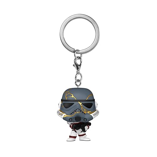 Funko POP! Keychain: Star Wars Ahsoka - Thrawn’s Night Trooper Novelty Keyring - Collectable Mini Figure - Stocking Filler - Gift Idea - Official…