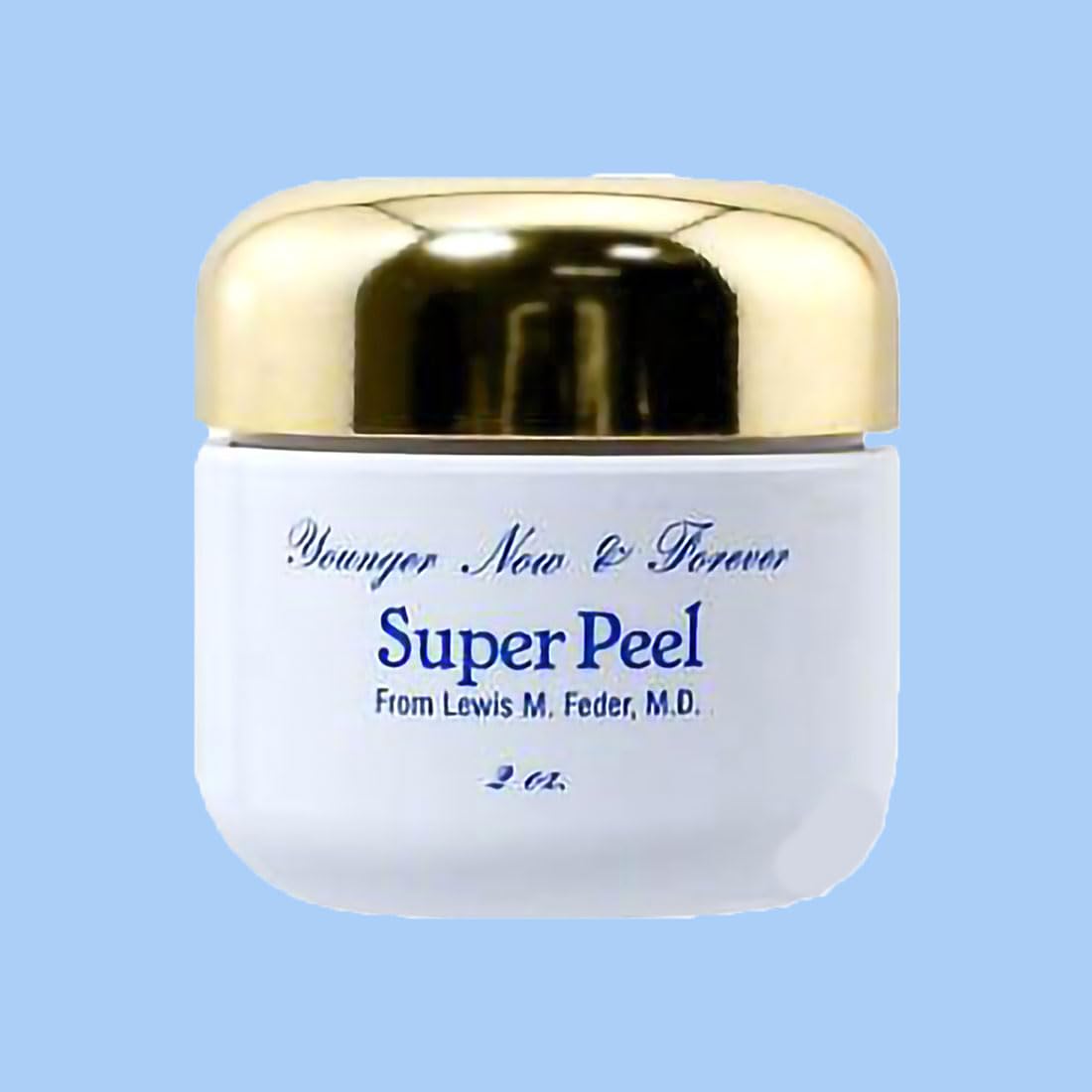 Dr. Feder's SuperPeel Exfoliating Facial Scrub - 2 oz by BioLogic Solutions - Micro-Crystal & Enzyme Blend for Pore Cleansing, Dead Skin Removal