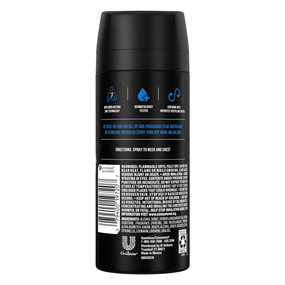 AXE Daily Fragrance Anarchy 4 oz (Pack of 12)