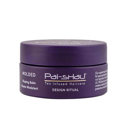 Pai-Shau - Molded Shaping Balm, Flexible Hold Styling Balm for Texture, Control and Shine, Lightweight Hair Cream with Castor Oil and Antioxidants