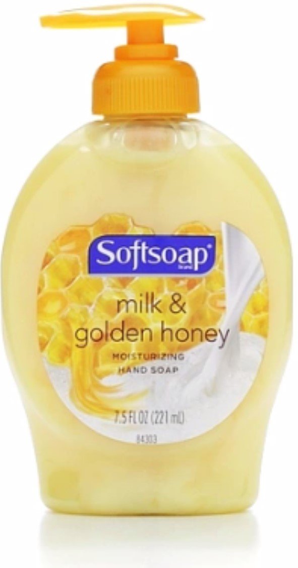 Softsoap Moisturizing Hand Soap, Milk & Golden Honey 7.5 oz (Pack of 7)