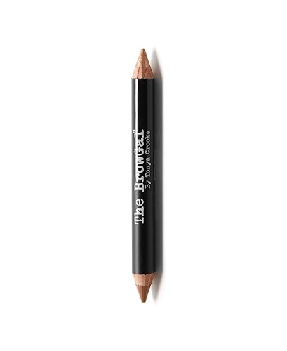 The BrowGal 2 in 1 Highlighter Pencil, Toffee/Bronze