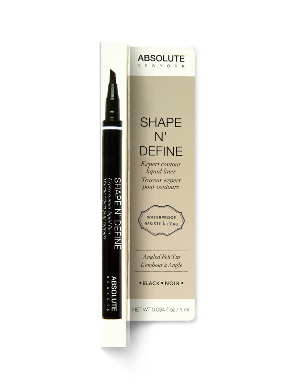 Absolute New York Shape N' Define Super Slim Angled Tip Double Ended Liner