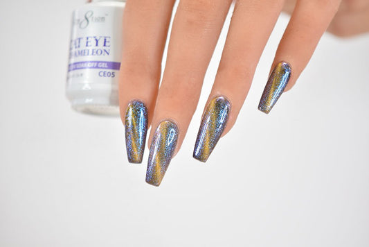 Cre8tion Cat Eye Chameleon LED/UV Soak Off Gel Polish 0.5 oz (CE05) Beauty & Personal Care Cre8tion