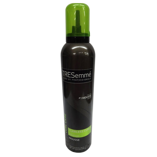 TRESemmé Flawless Curls Mousse with Coconut and Avocado Oil, Provides Extra Hold in a Lightweight Formula, Paraben Free and Alcohol Free, Leaves Curls