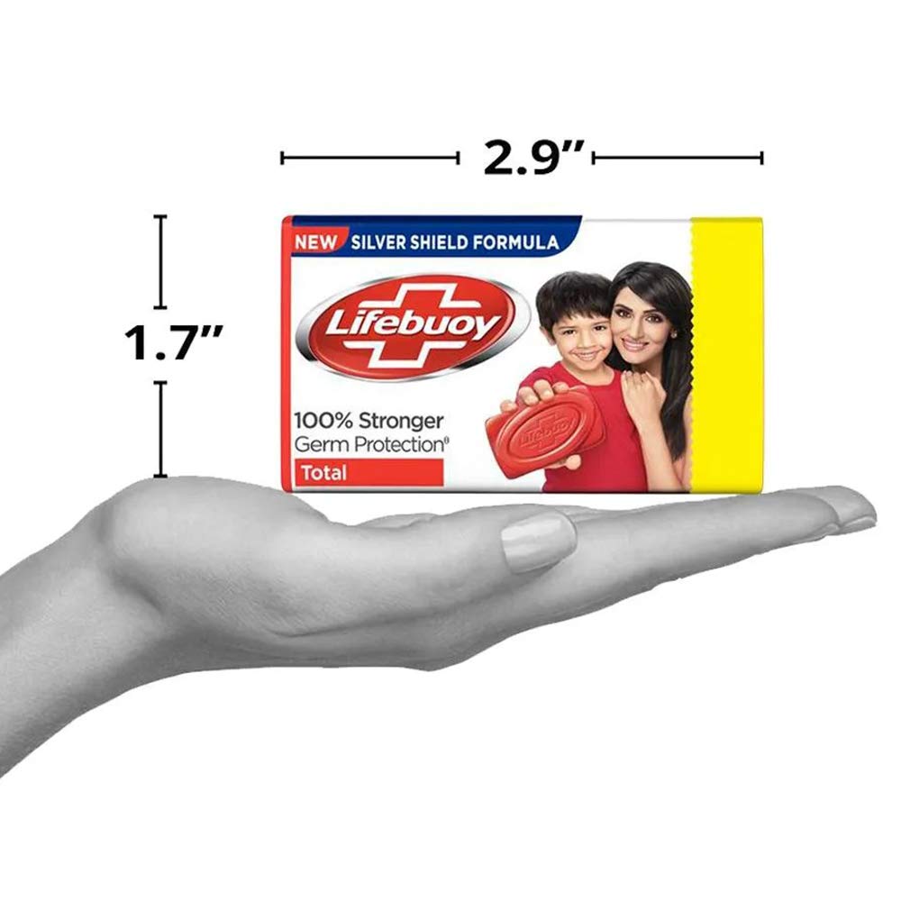 Lifebuoy Total Red Soap, 16-Count - 44 grams each